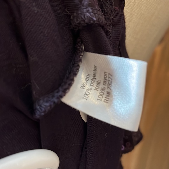 Deep Purple Sequin Tank - Picture 6 of 6